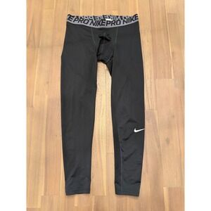 Nike Pro Dri-Fit Compression Kids L Black‎ Athletic Tights Leggings Pants